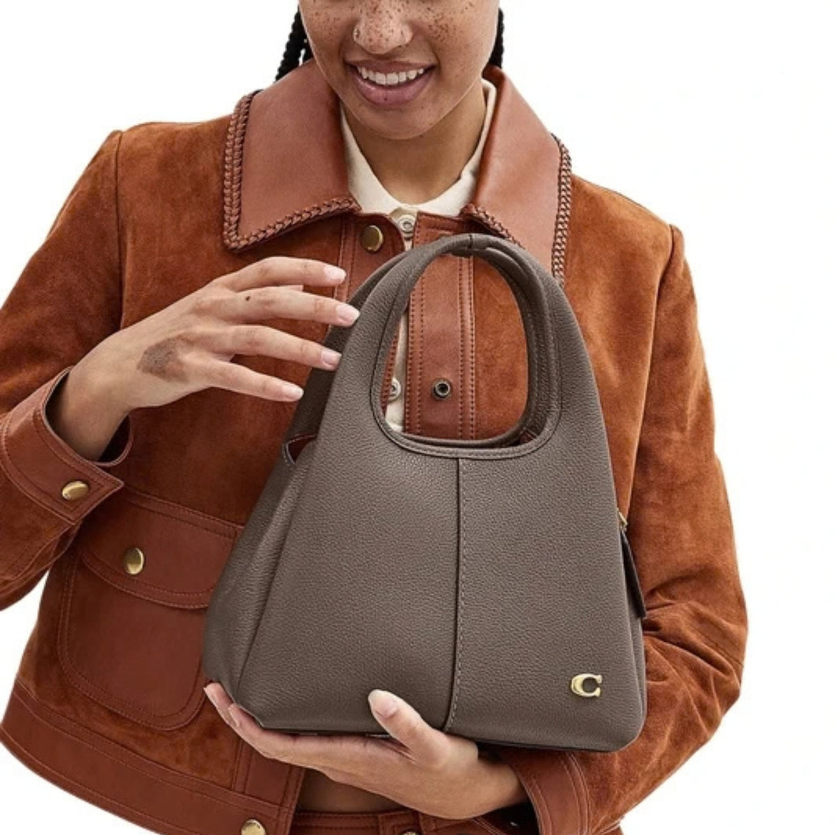 COACH Retail Lana Shoulder Bag 23 | Dark Stone
