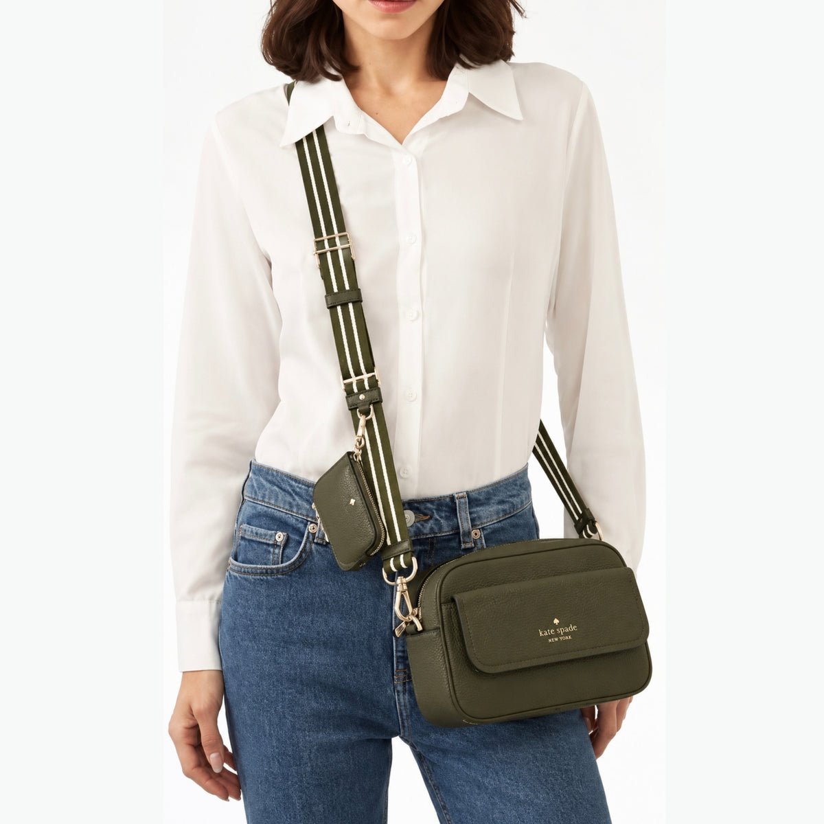 KATE SPADE Rosie Pebbled Leather Small Camera Bag