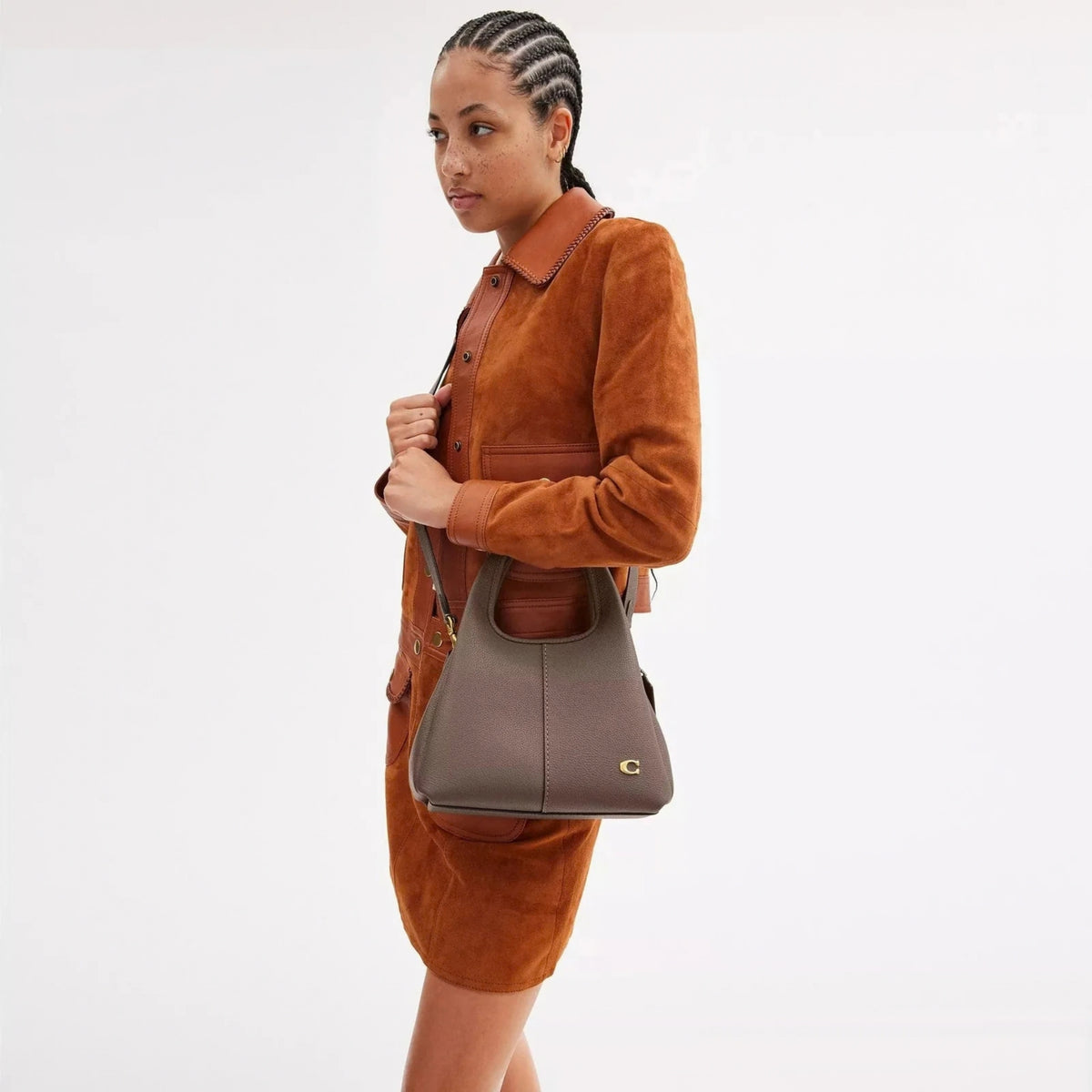 COACH Retail Lana Shoulder Bag 23 | Dark Stone