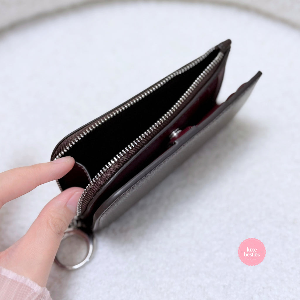 KATE SPADE Retail Halo Glazed Small Bifold Wallet | Hot Fudge