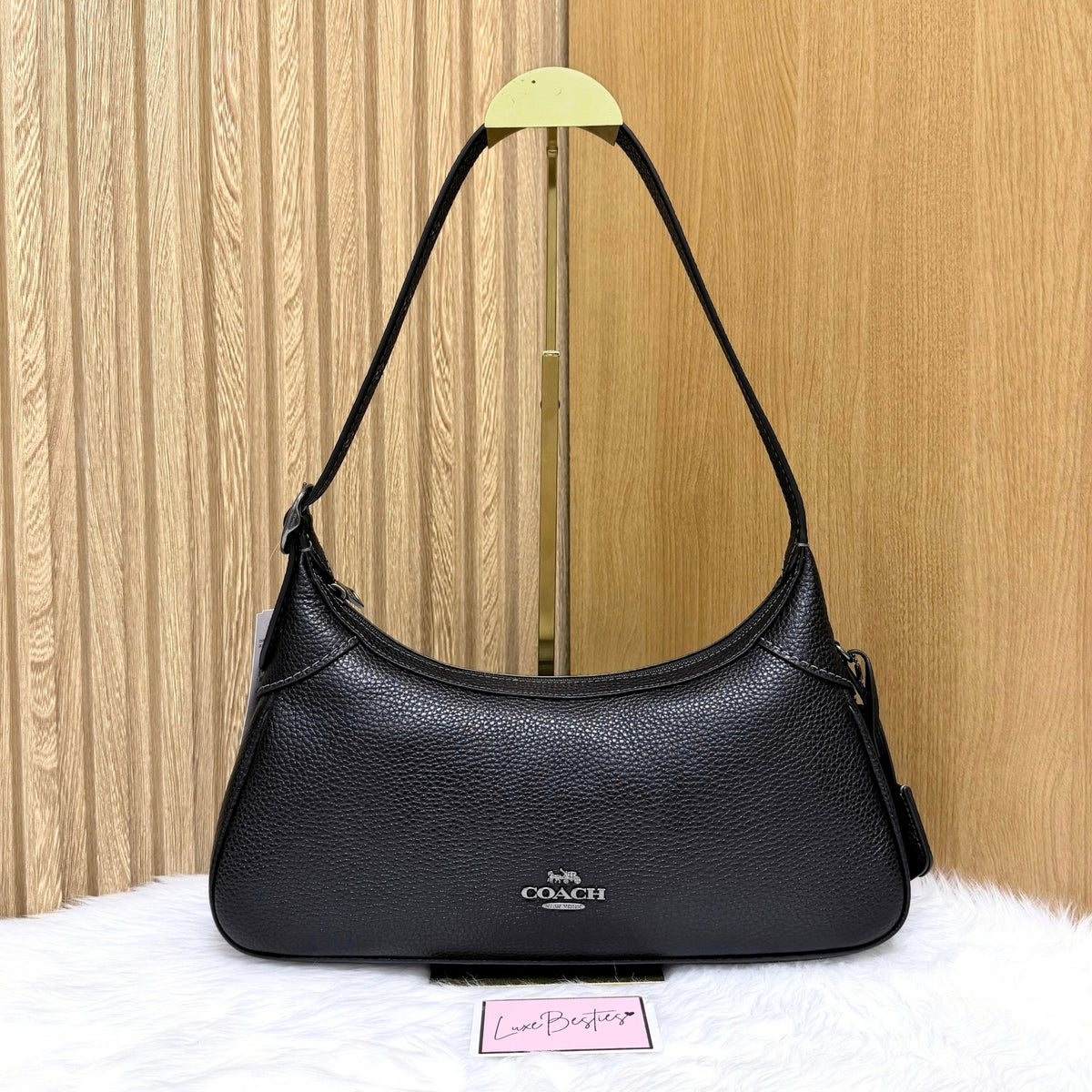 COACH Ella Small Shoulder Bag | Black