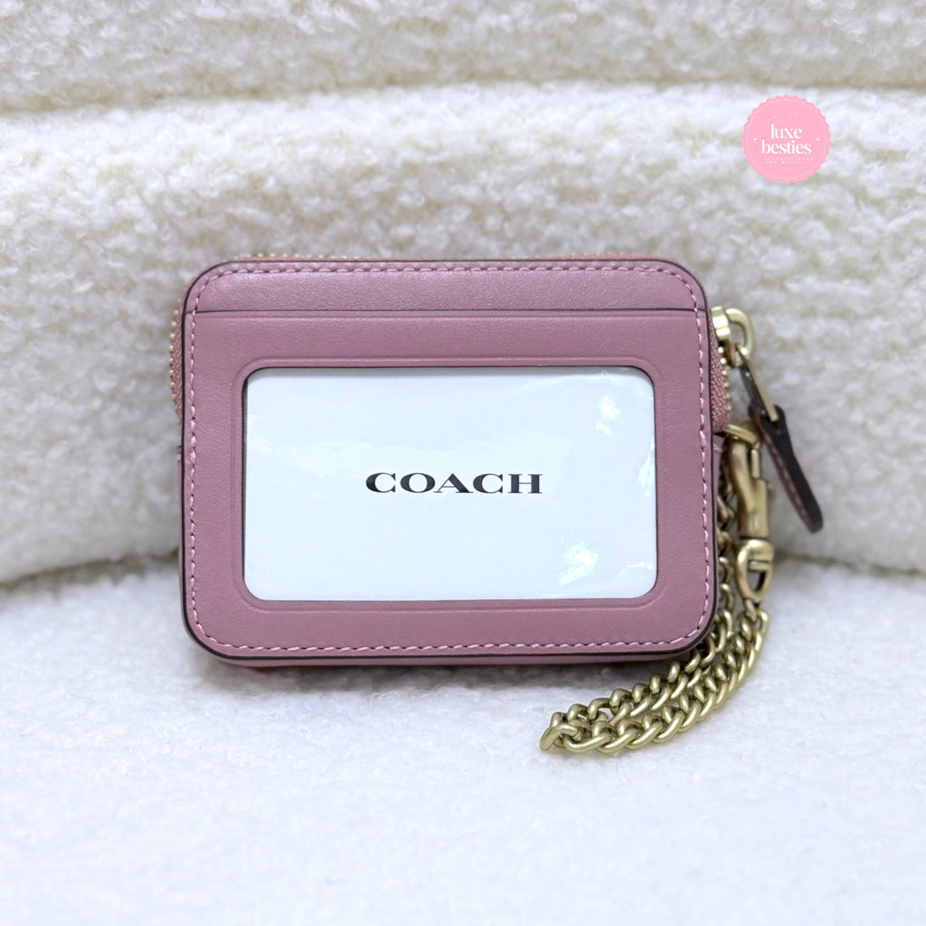 COACH Retail Essential Chain Card Case | Peony