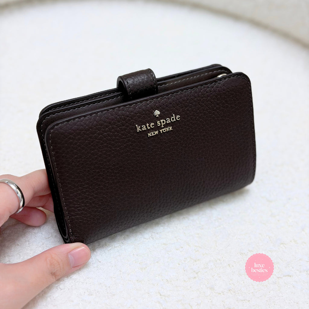 KATE SPADE Lena Medium Bifold Wallet | Hot Fudge