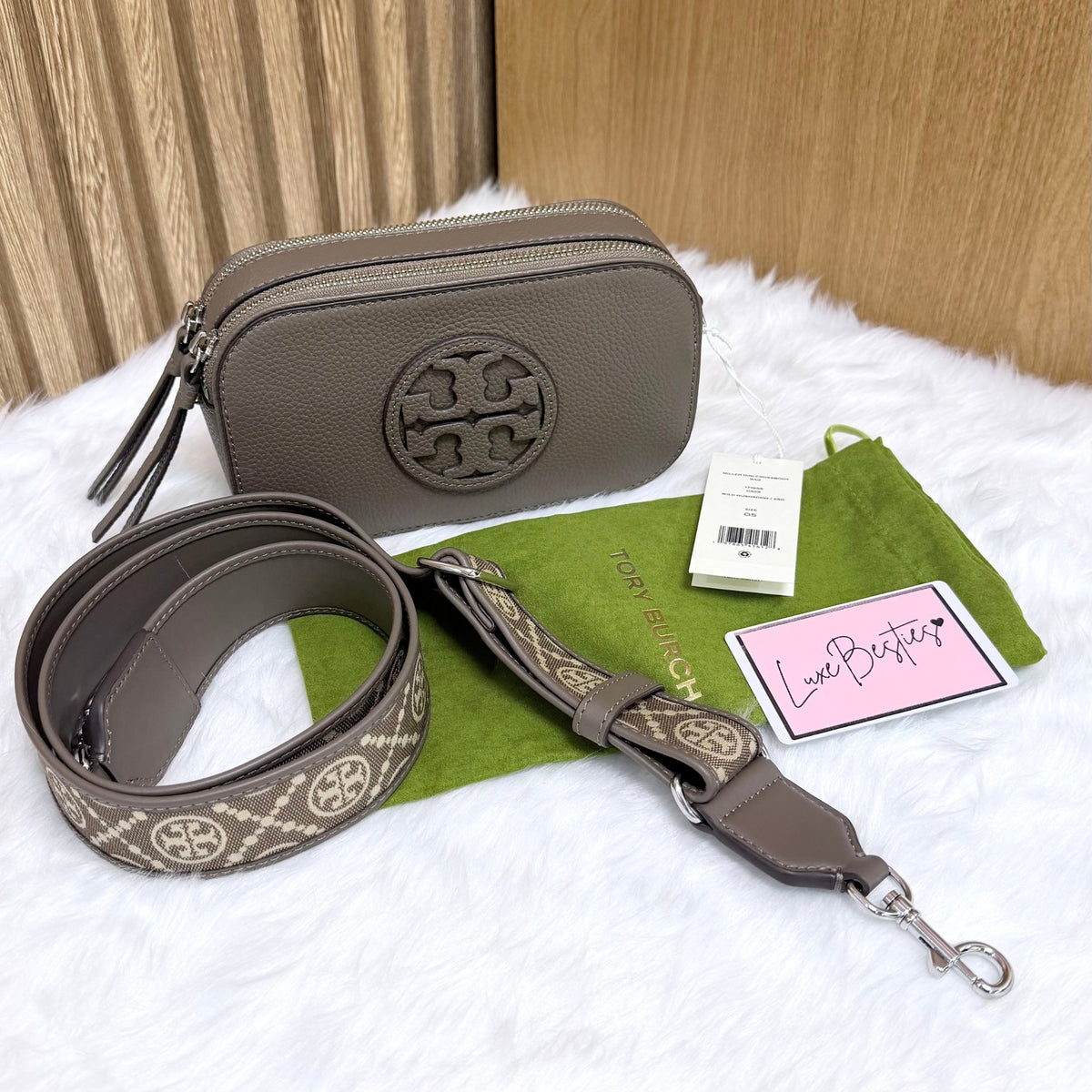 TORY BURCH Retail Mini Miller Crossbody Bag | Wild Mushroom