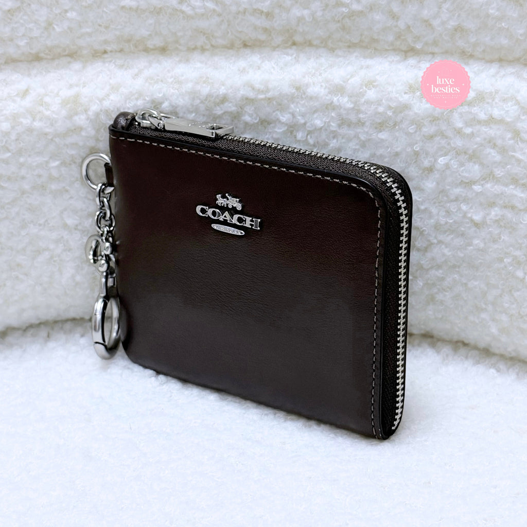 COACH Small Corner Zip Wallet | Maple