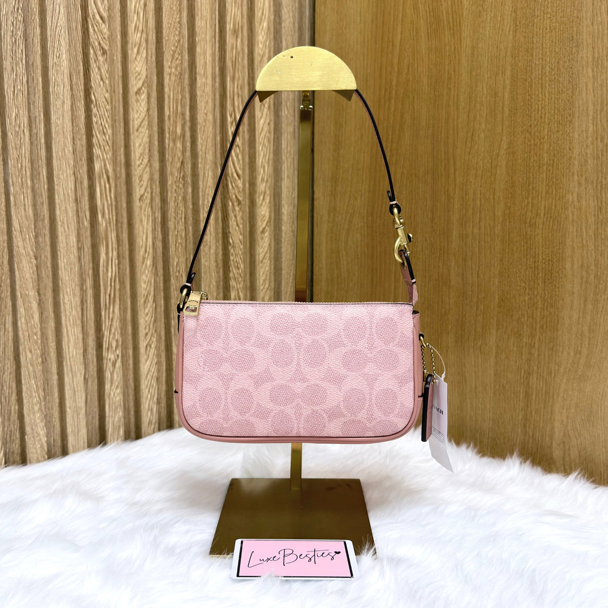 COACH Retail Plaza Bag 18 In Signature Canvas | Melon Pink