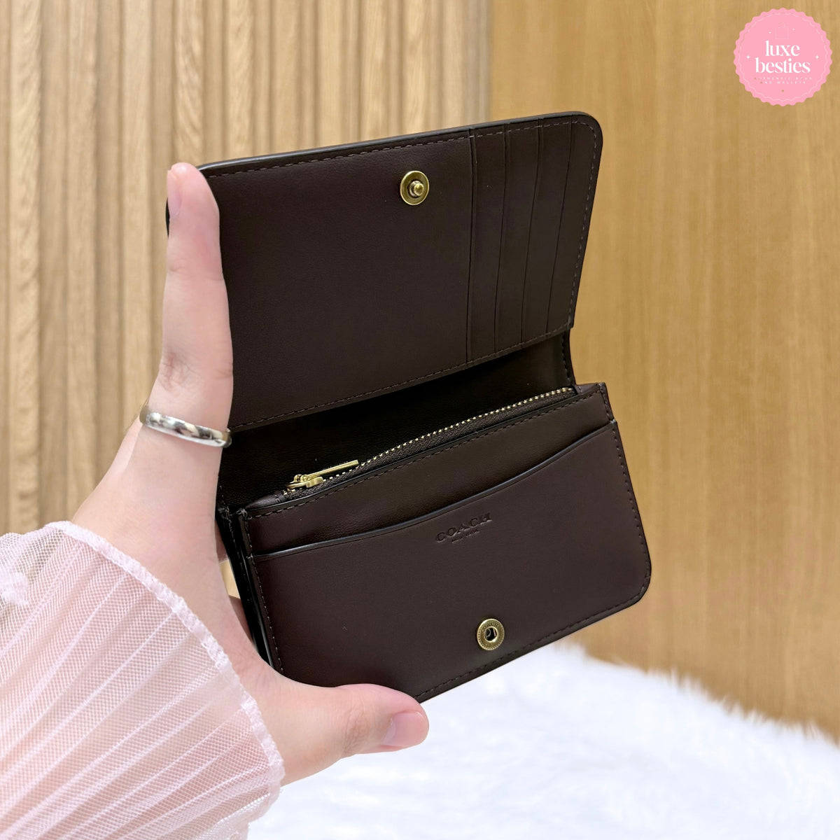 COACH Retail Essential Slim Card Case | Maple