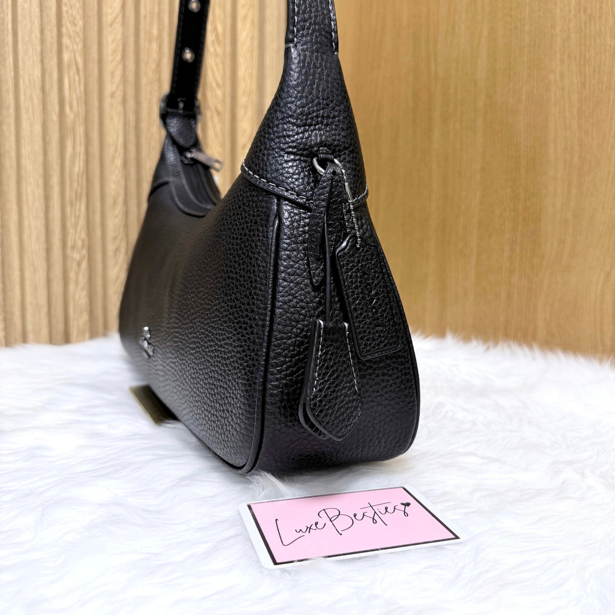 COACH Ella Small Shoulder Bag | Black
