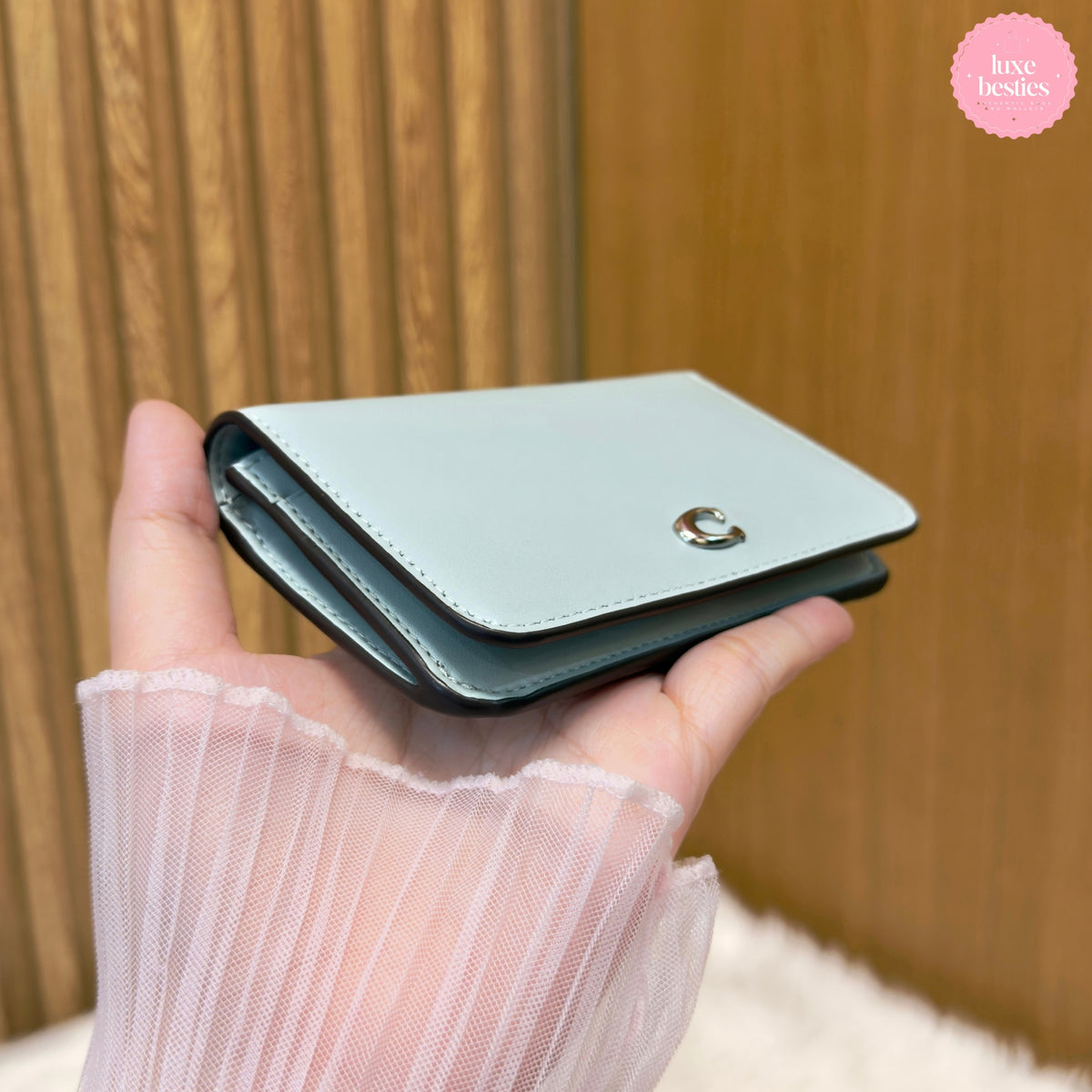 COACH Retail Essential Slim Card Case | Light Blue