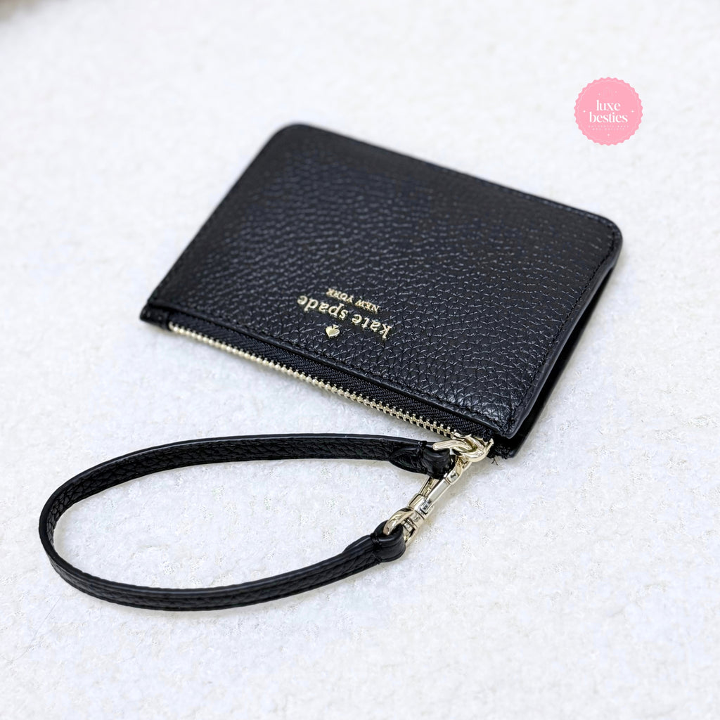 KATE SPADE Lena Small Wristlet | Black