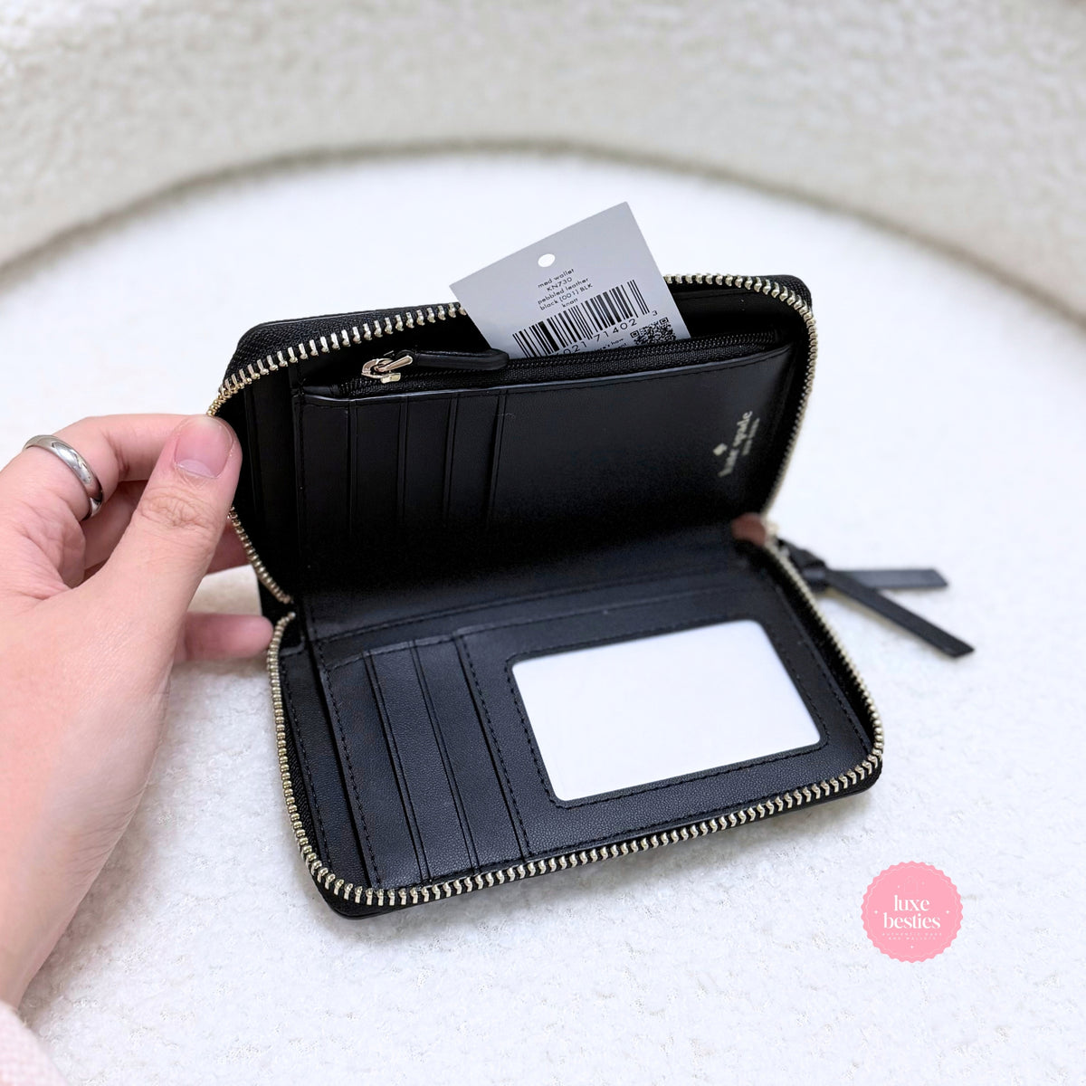 KATE SPADE Knott Medium Wallet | Black