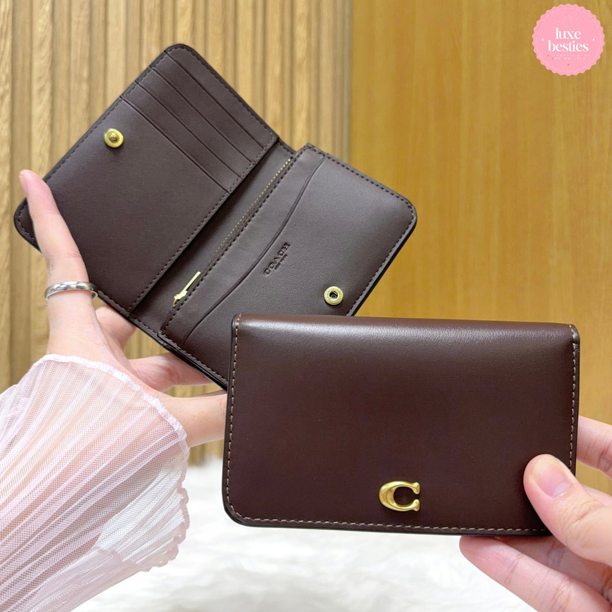 COACH Retail Essential Slim Card Case | Maple