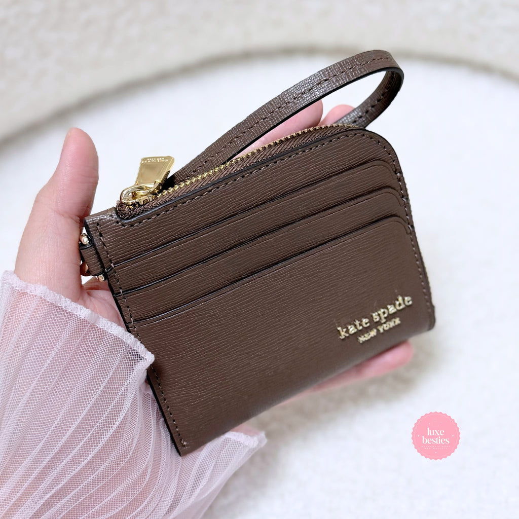 KATE SPADE Retail Devin Coin Card Case Wristlet | Incense