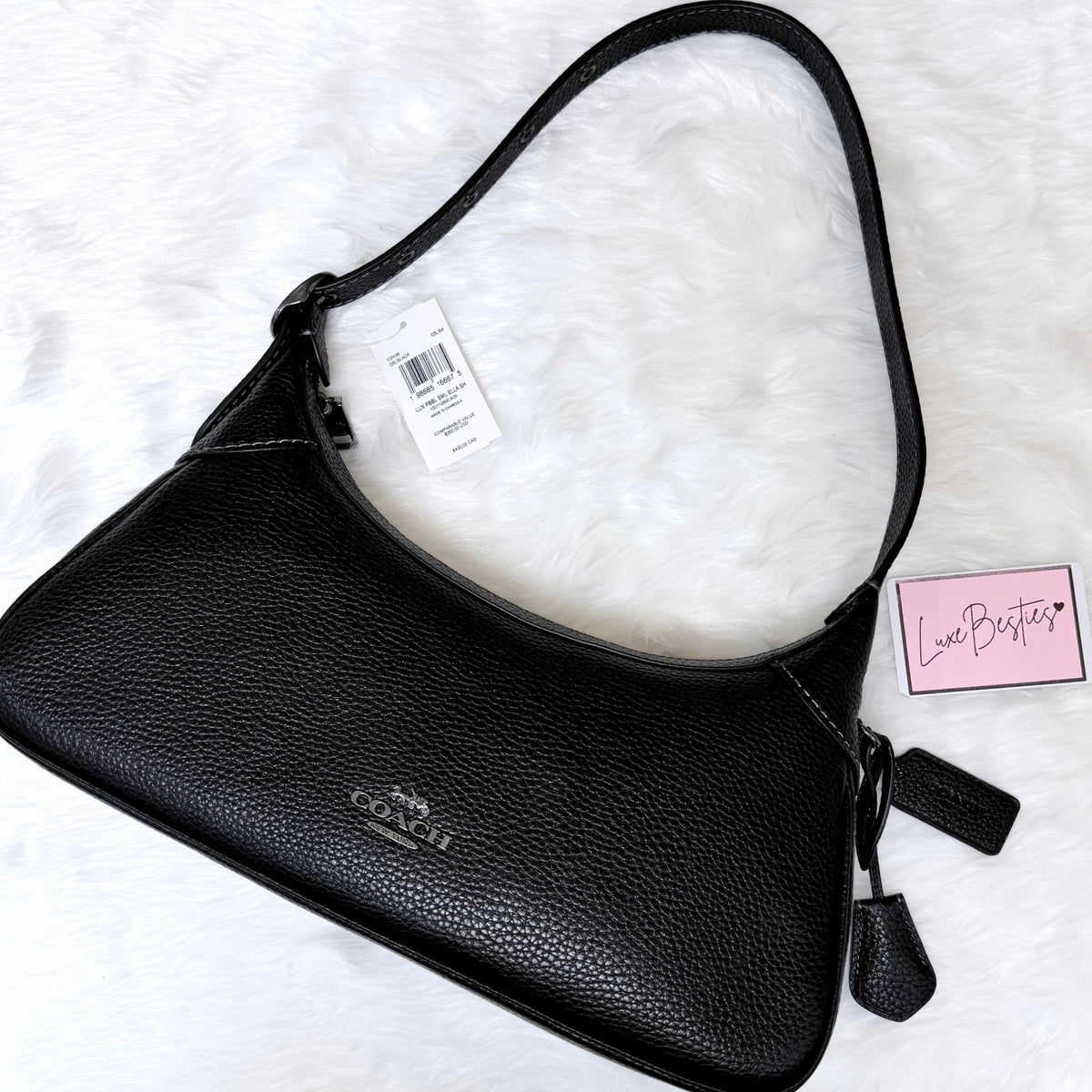 COACH Ella Small Shoulder Bag | Black