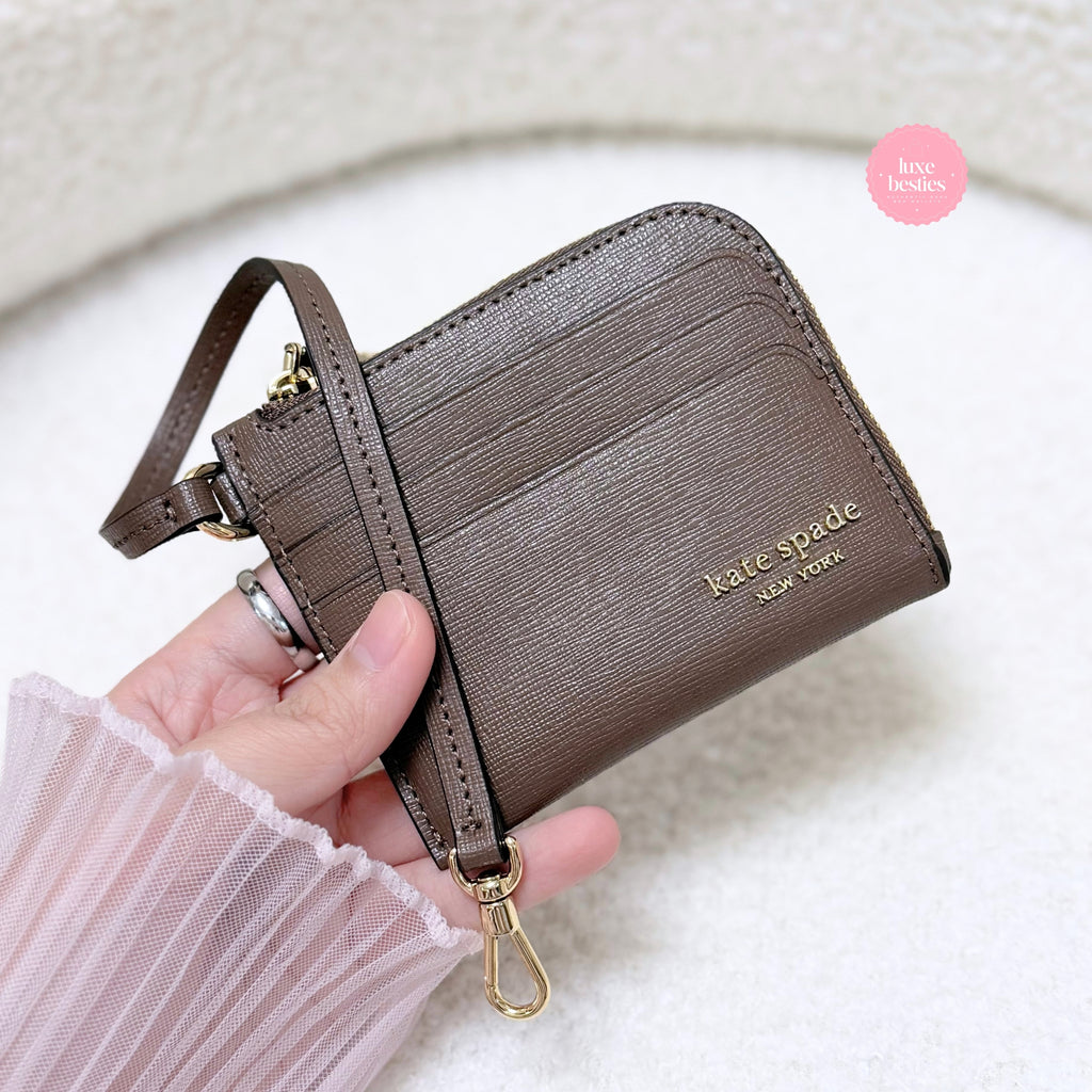 KATE SPADE Retail Devin Coin Card Case Wristlet | Incense