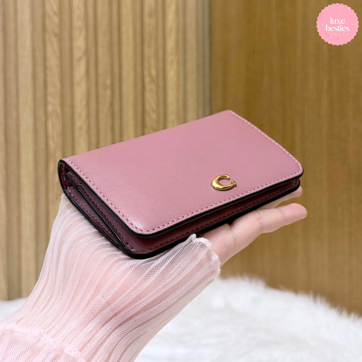COACH Retail Essential Slim Card Case | Peony | Lost Price Tag