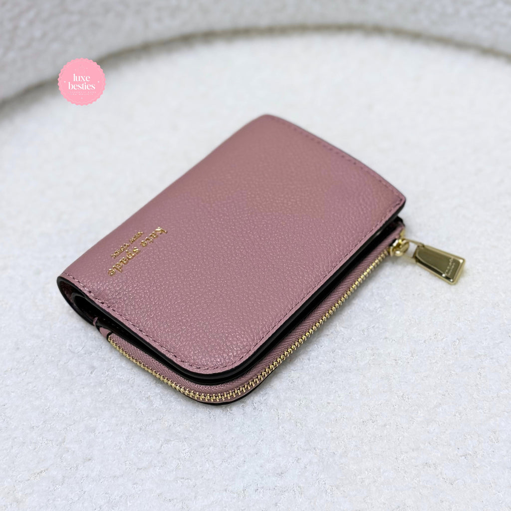 KATE SPADE Retail Devin Small Compact Wallet | Dusk Rose