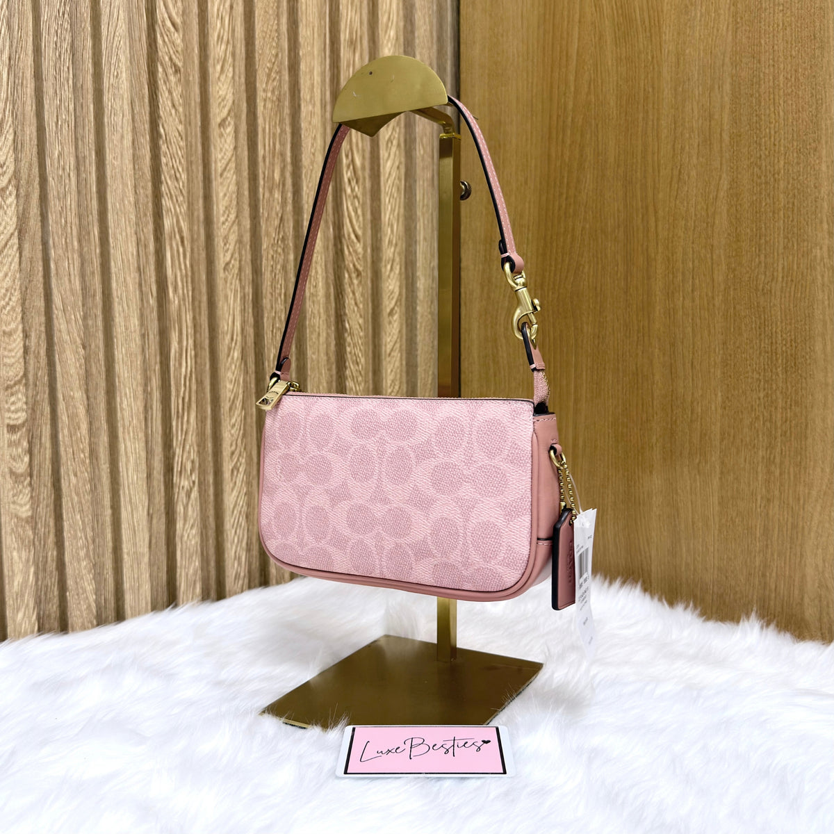 COACH Retail Plaza Bag 18 In Signature Canvas | Melon Pink