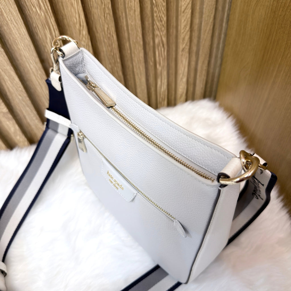 KATE SPADE Retail Hudson Messenger Crossbody Bag | Mountain Grey
