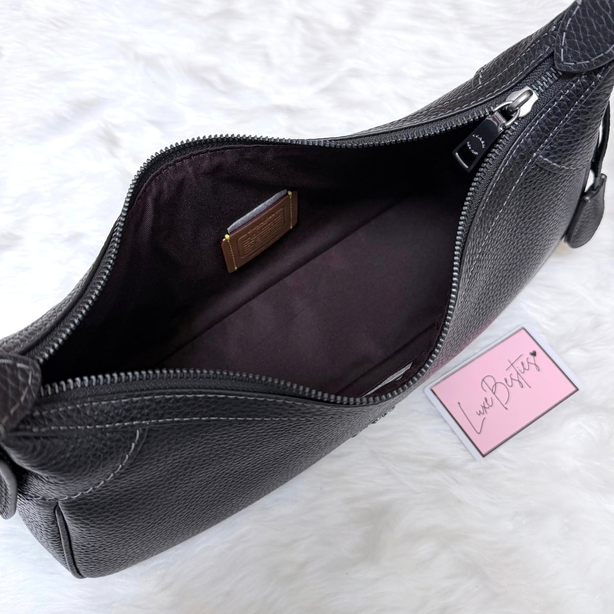COACH Ella Small Shoulder Bag | Black