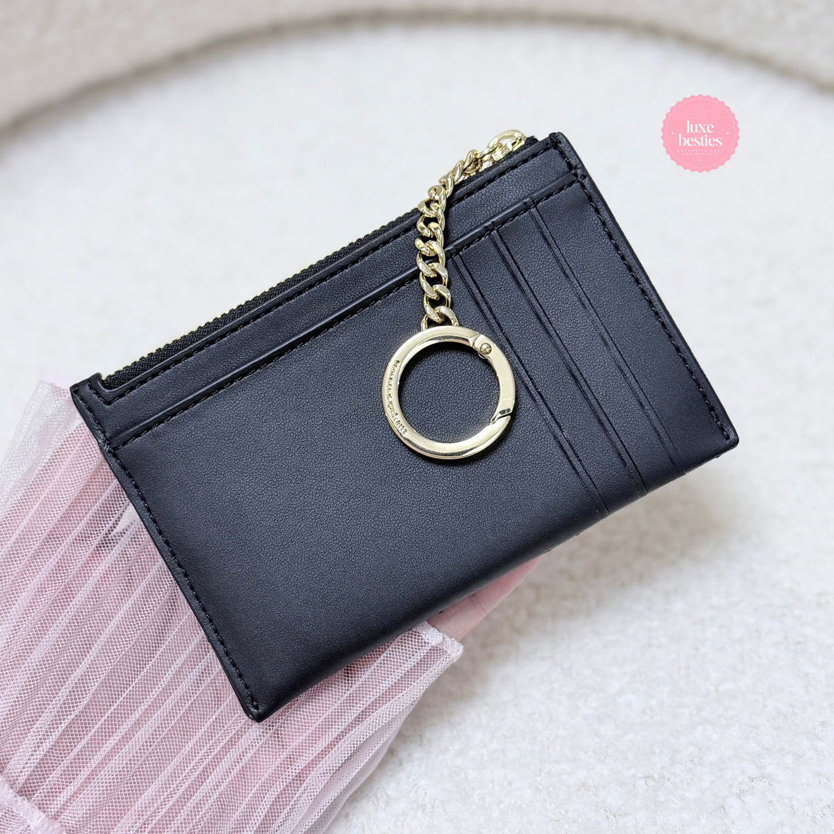 KATE SPADE Carey Small Card Holder | Black