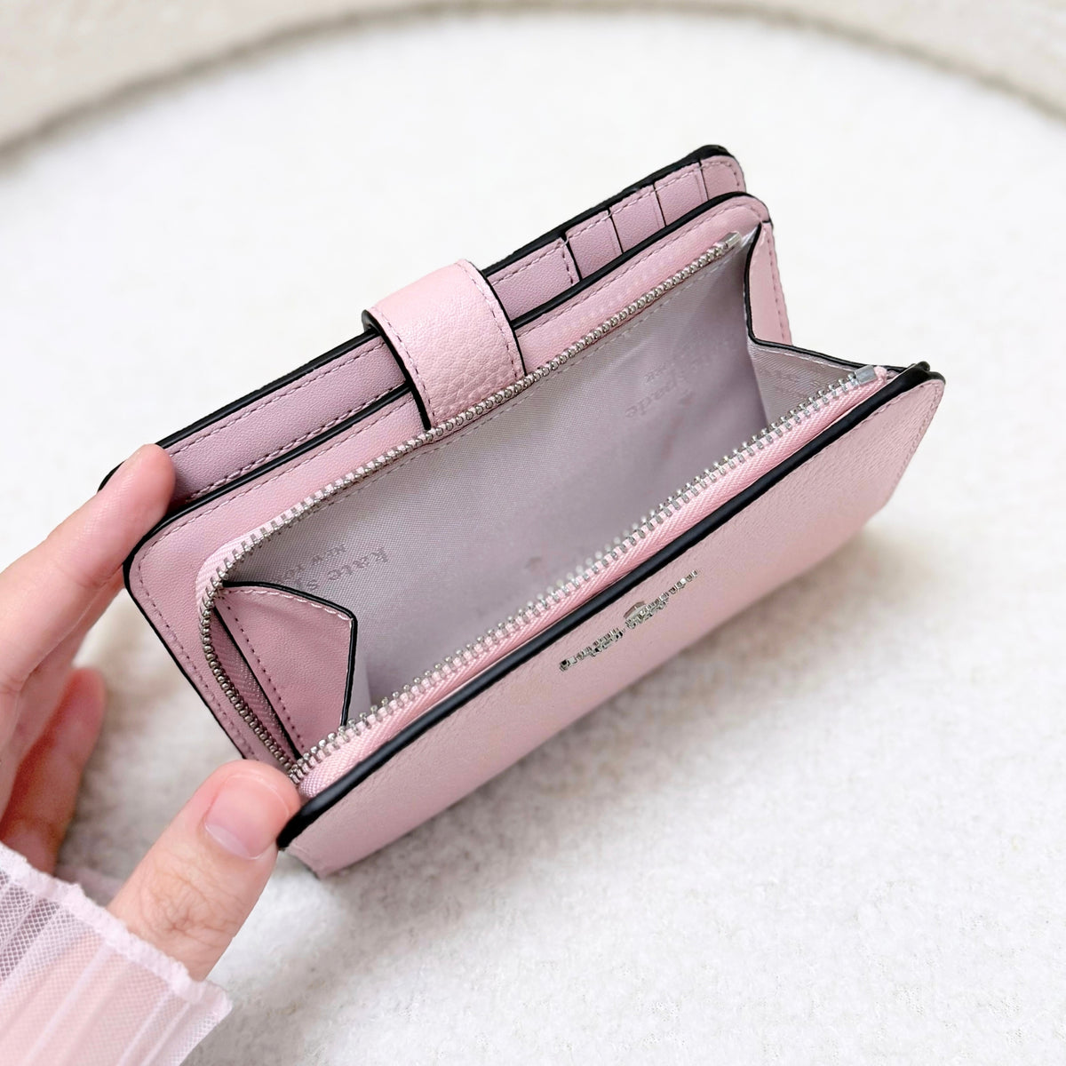 KATE SPADE Lena Medium Bifold Wallet | Tutu Pink