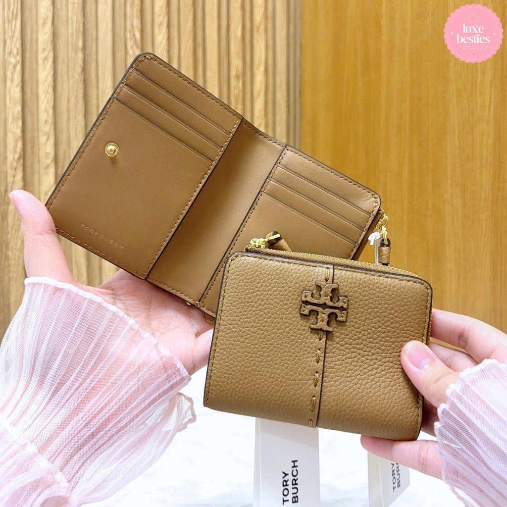 TORY BURCH Retail Mcgraw Bi-Fold Wallet | Tiramisu