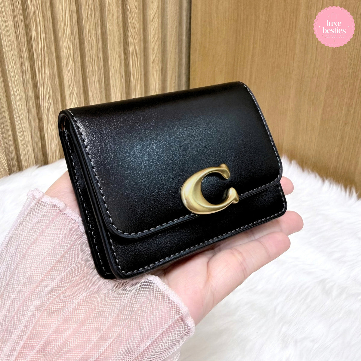 COACH Retail Bandit Card Case | Black
