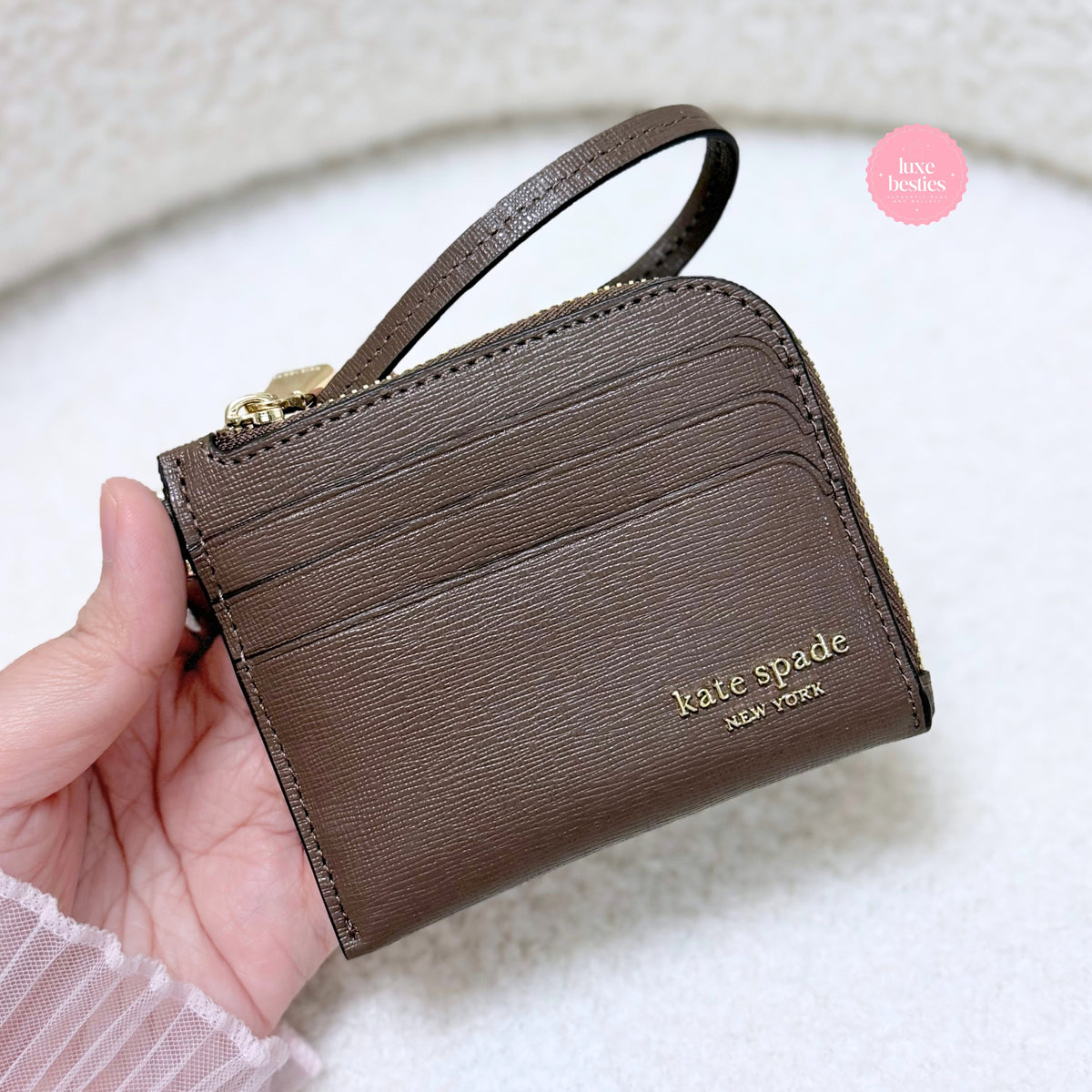 KATE SPADE Retail Devin Coin Card Case Wristlet | Incense