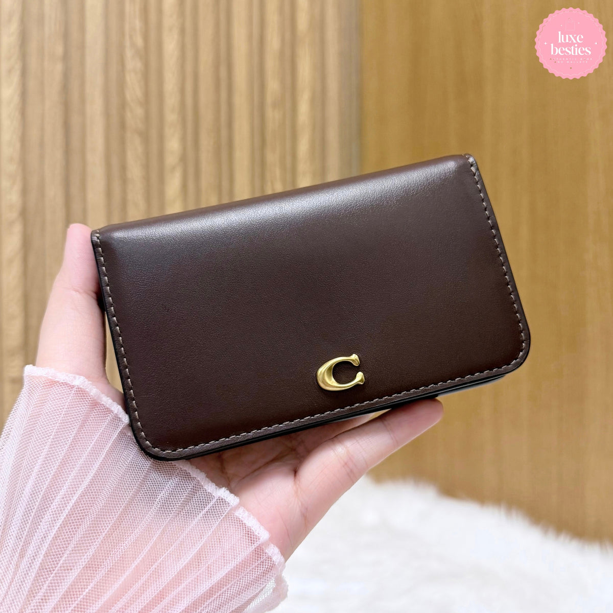 COACH Retail Essential Slim Card Case | Maple