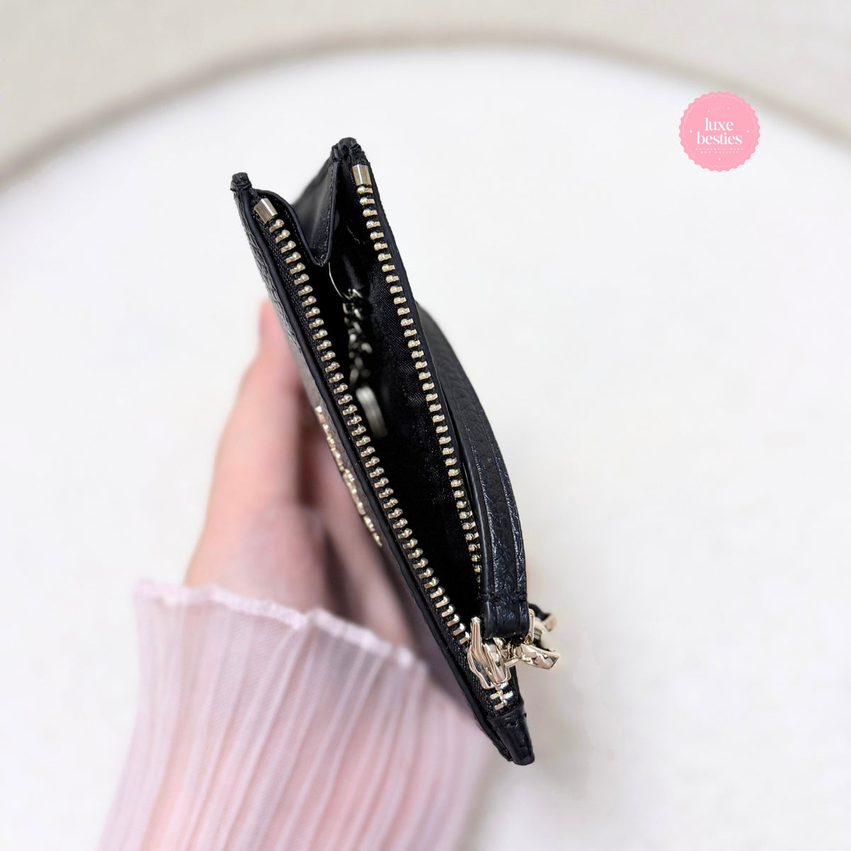 KATE SPADE Lena Small Wristlet | Black