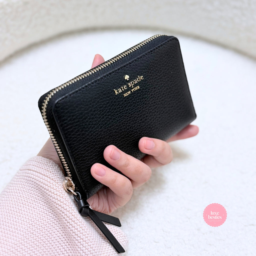 KATE SPADE Knott Medium Wallet | Black