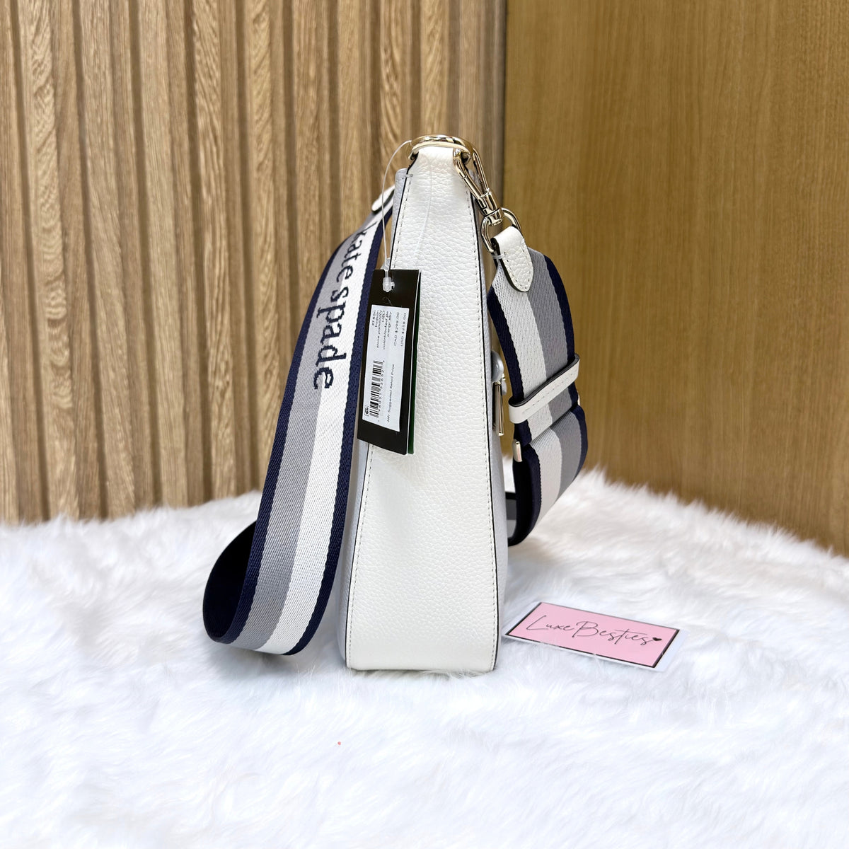 KATE SPADE Retail Hudson Messenger Crossbody Bag | Mountain Grey