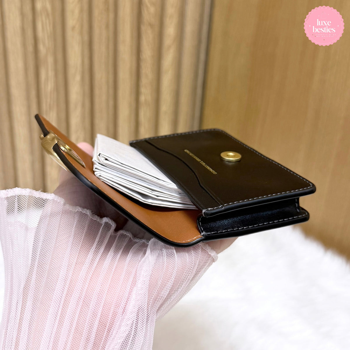 COACH Retail Bandit Card Case | Black