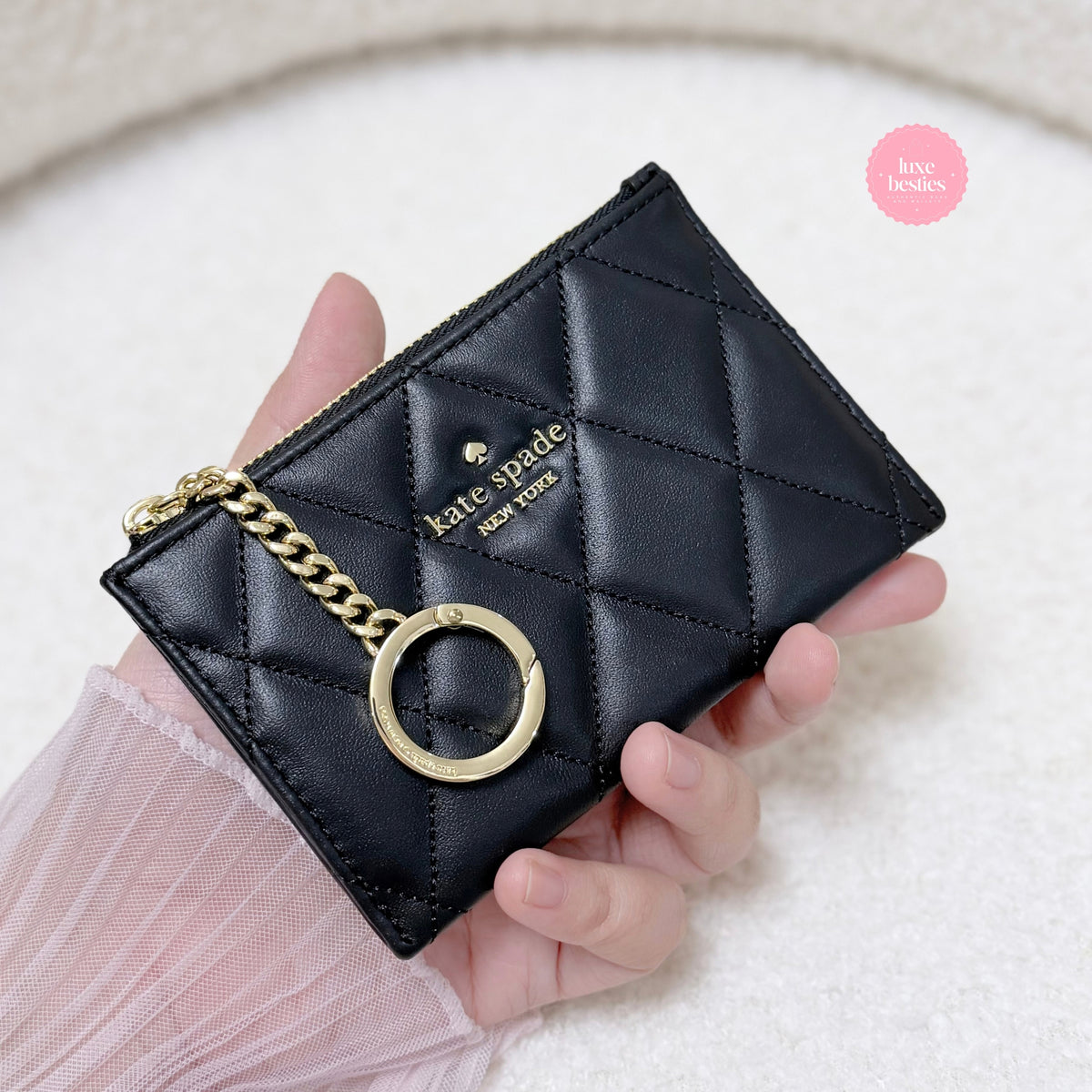 KATE SPADE Carey Small Card Holder | Black