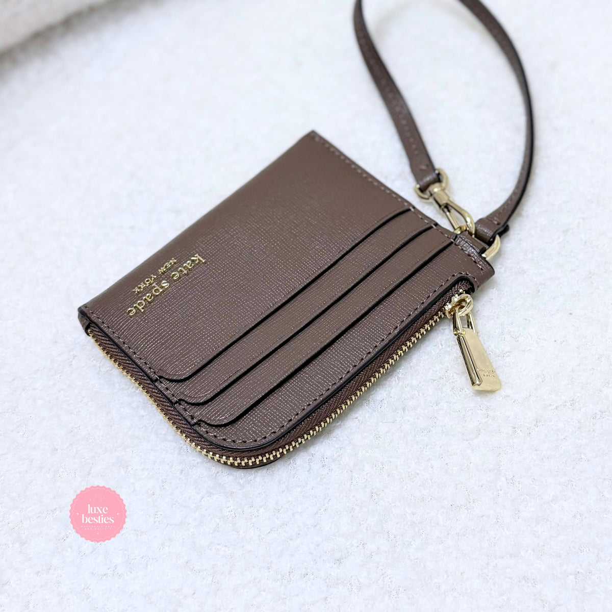 KATE SPADE Retail Devin Coin Card Case Wristlet | Incense