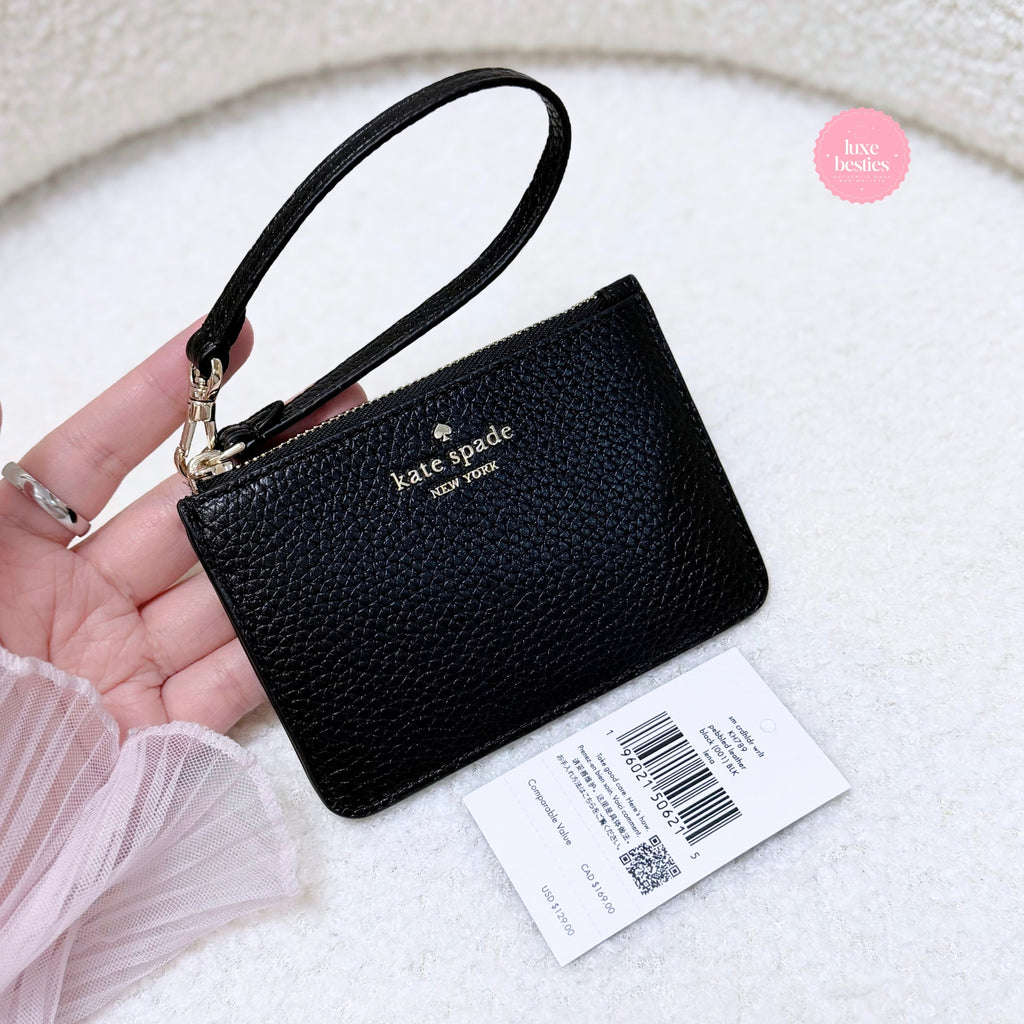 KATE SPADE Lena Small Wristlet | Black
