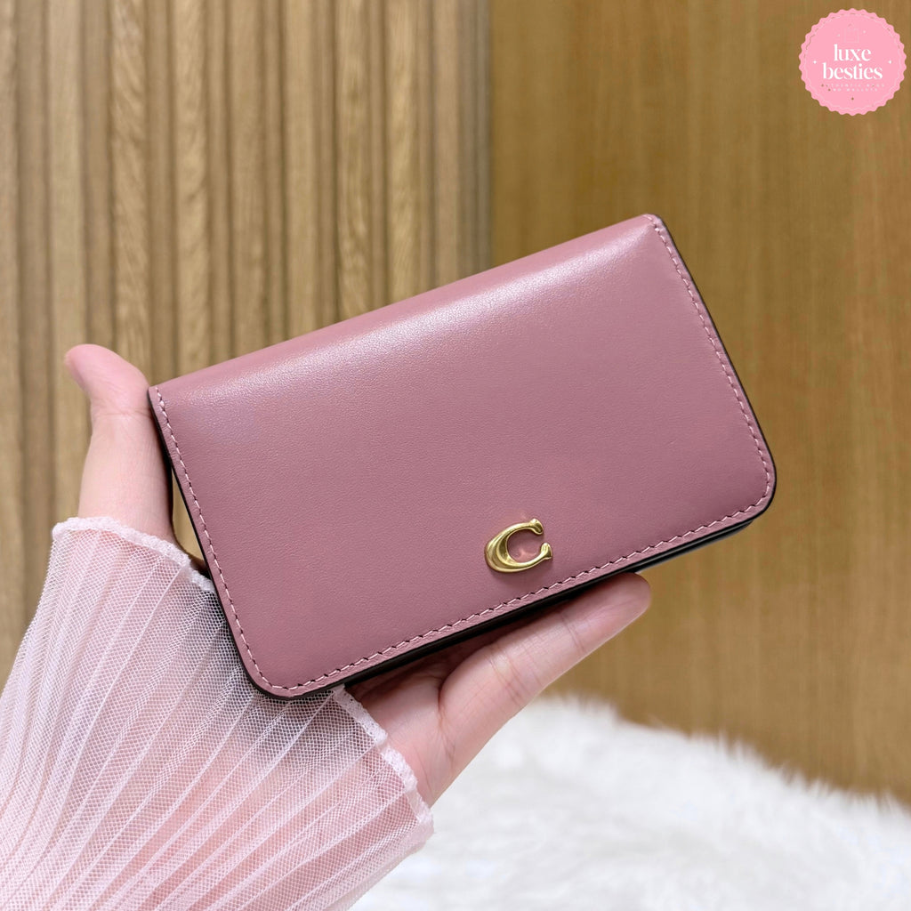 COACH Retail Essential Slim Card Case | Peony | Lost Price Tag