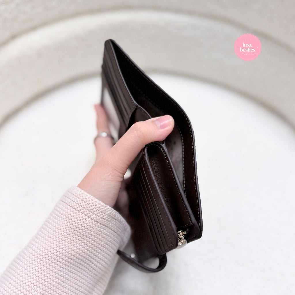 KATE SPADE Lena Medium Bifold Wallet | Hot Fudge