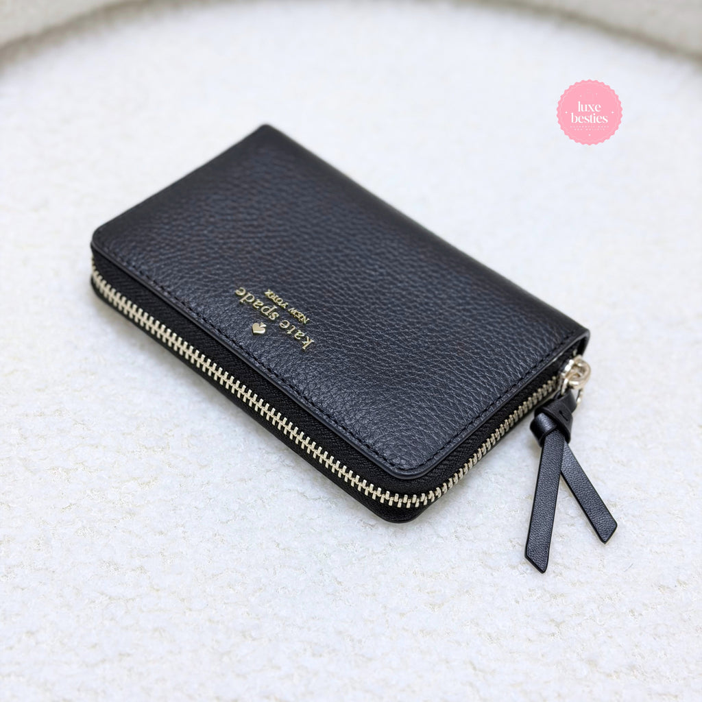 KATE SPADE Knott Medium Wallet | Black