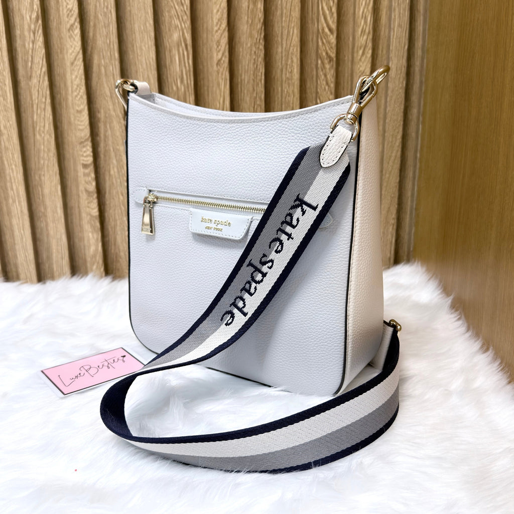 KATE SPADE Retail Hudson Messenger Crossbody Bag | Mountain Grey