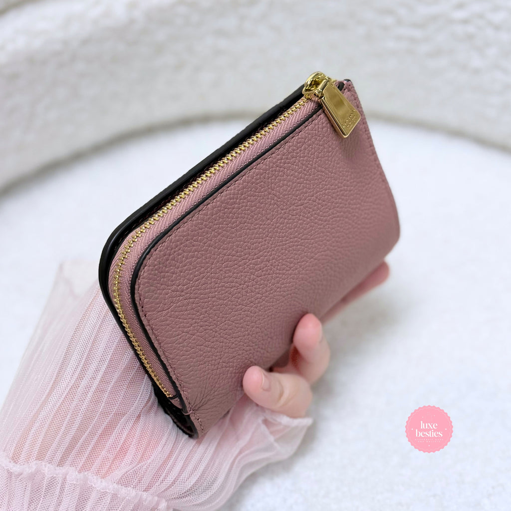 KATE SPADE Retail Devin Small Compact Wallet | Dusk Rose