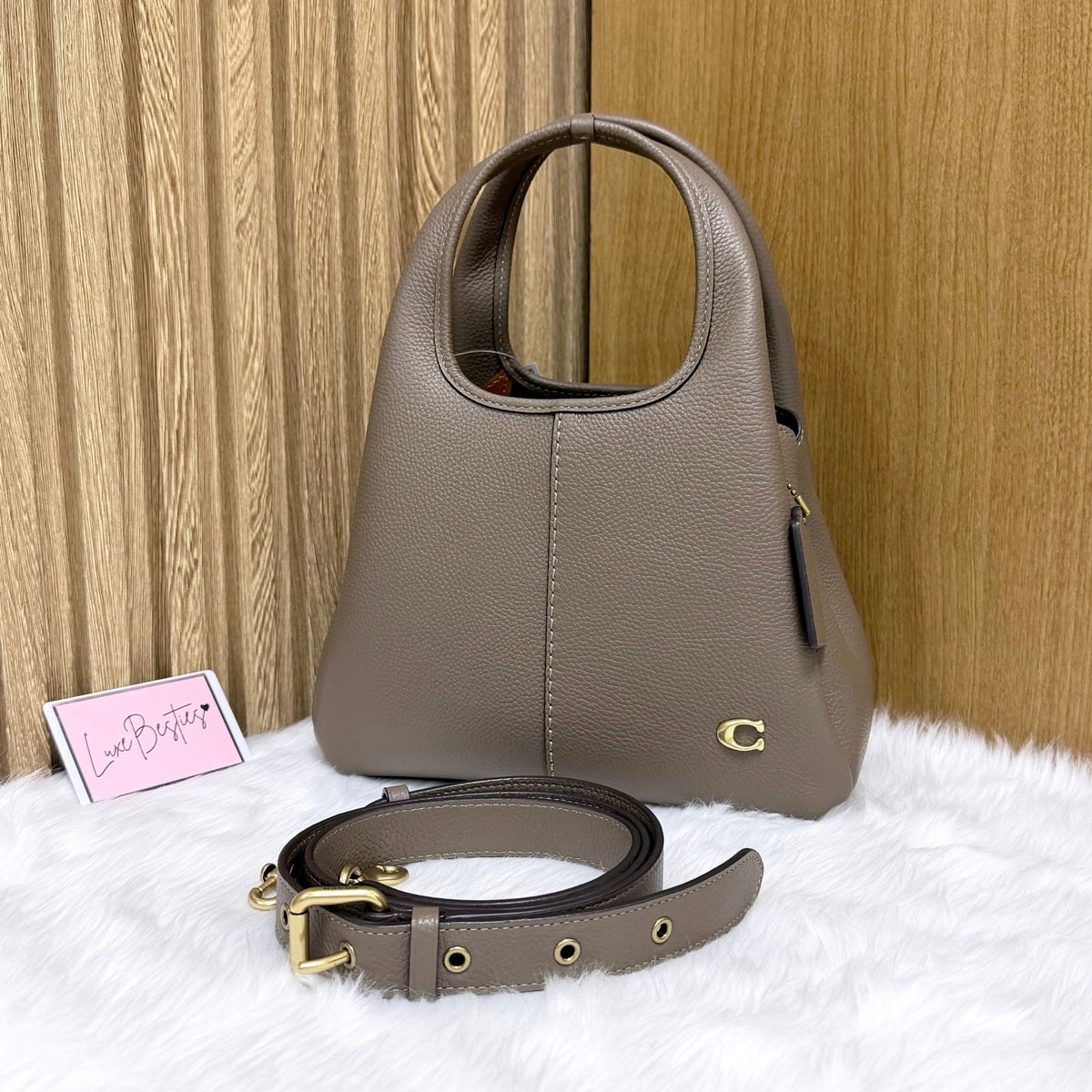 COACH Retail Lana Shoulder Bag 23 | Dark Stone