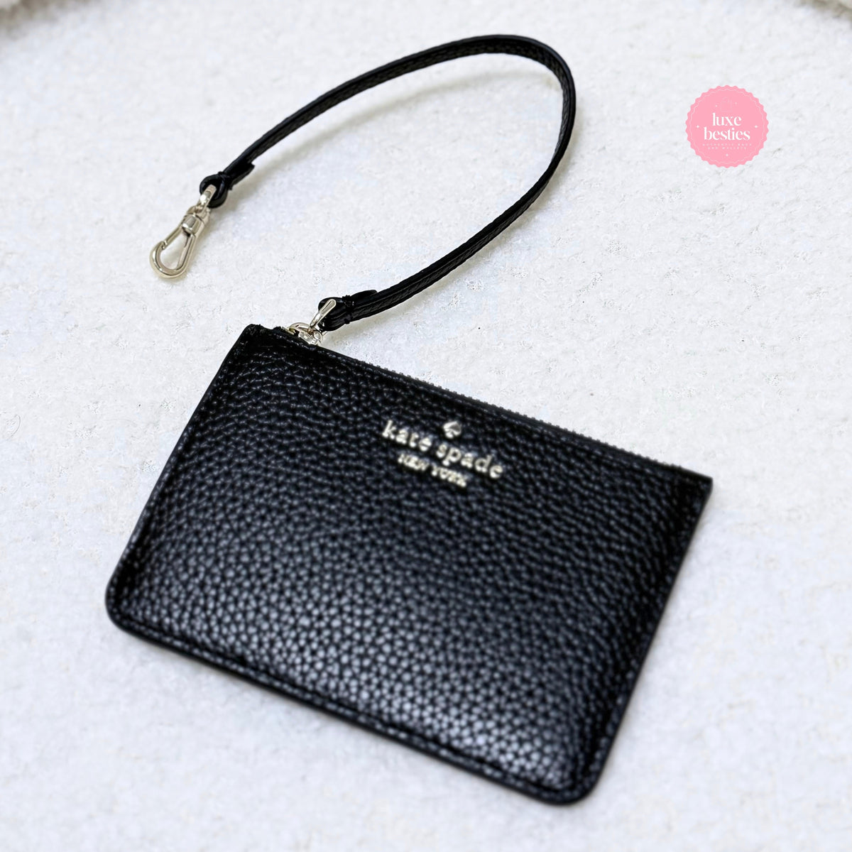KATE SPADE Lena Small Wristlet | Black