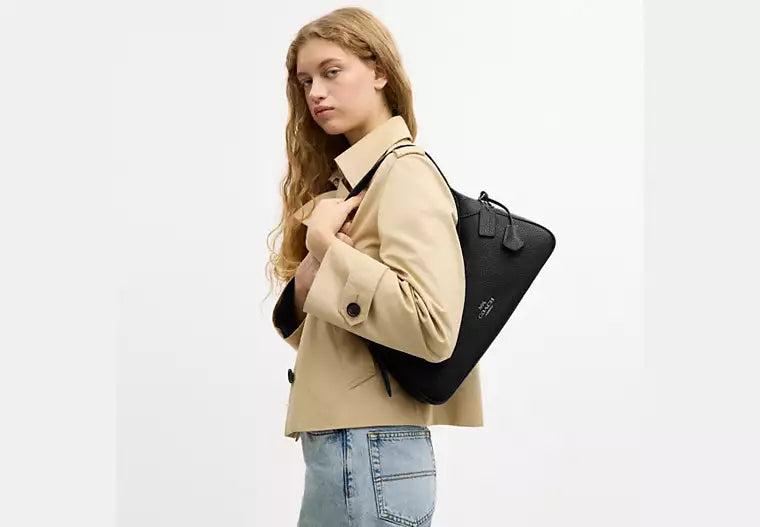 COACH Ella Small Shoulder Bag | Black